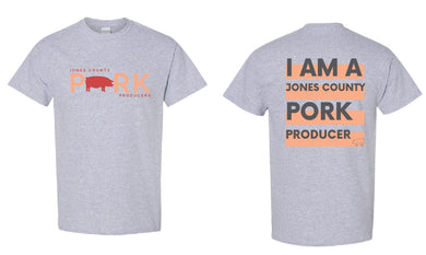 Jones County Pork Producers Cotton Tshirt